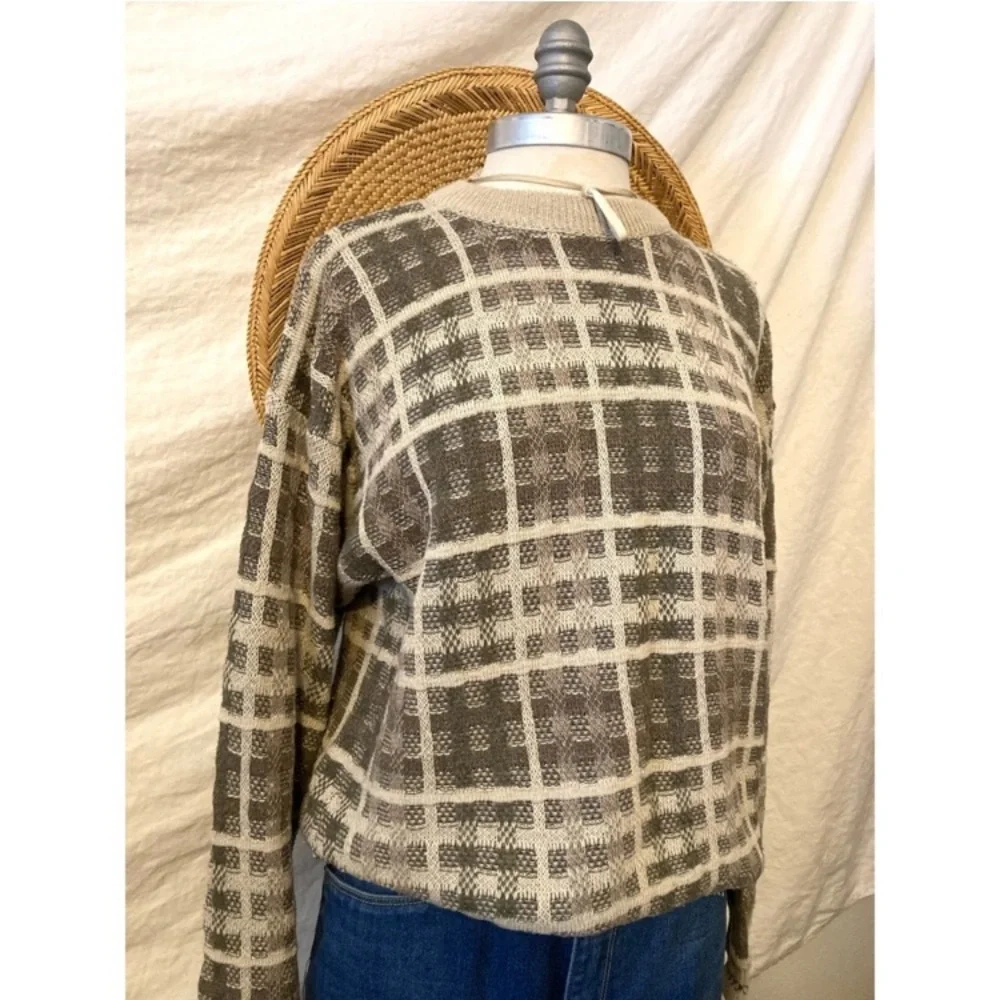 Vintage Knit Grandpa Sweater